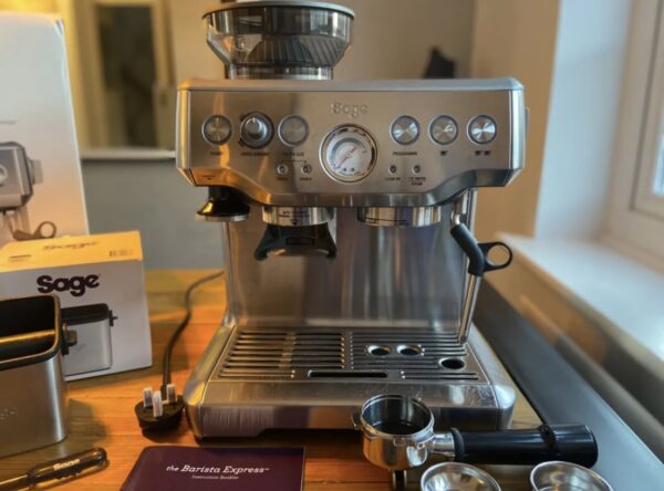 Sage Barista Express Coffee Machine Silver - Refurbished - Image 7