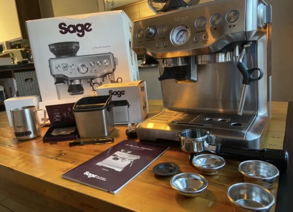 Sage Barista Express Coffee Machine Silver - Refurbished - Image 6