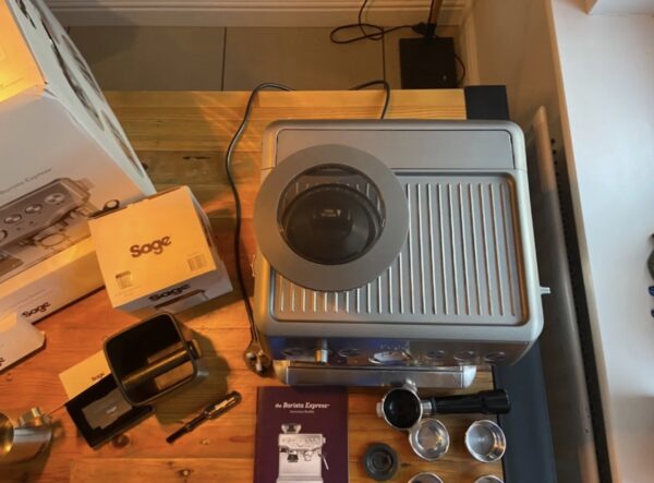 Sage Barista Express Coffee Machine Silver - Refurbished - Image 4