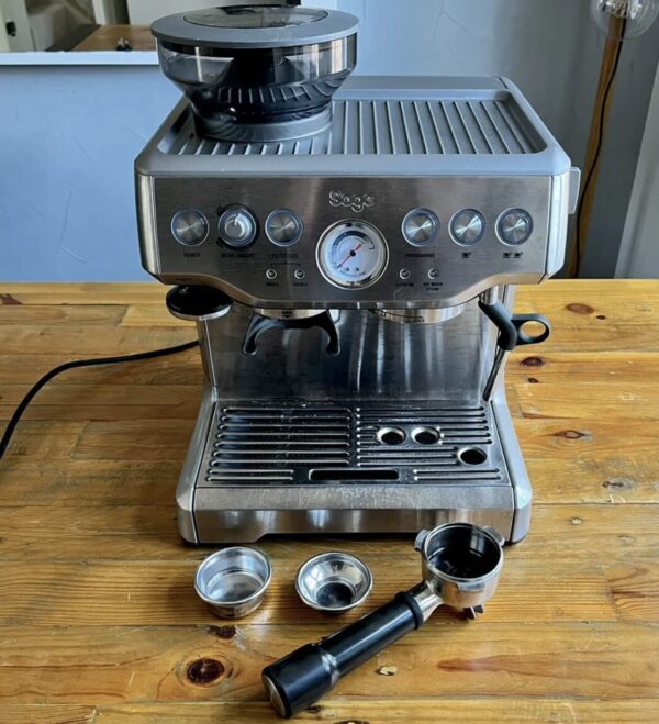 Sage Barista Express Coffee Machine Silver - Refurbished - Image 2