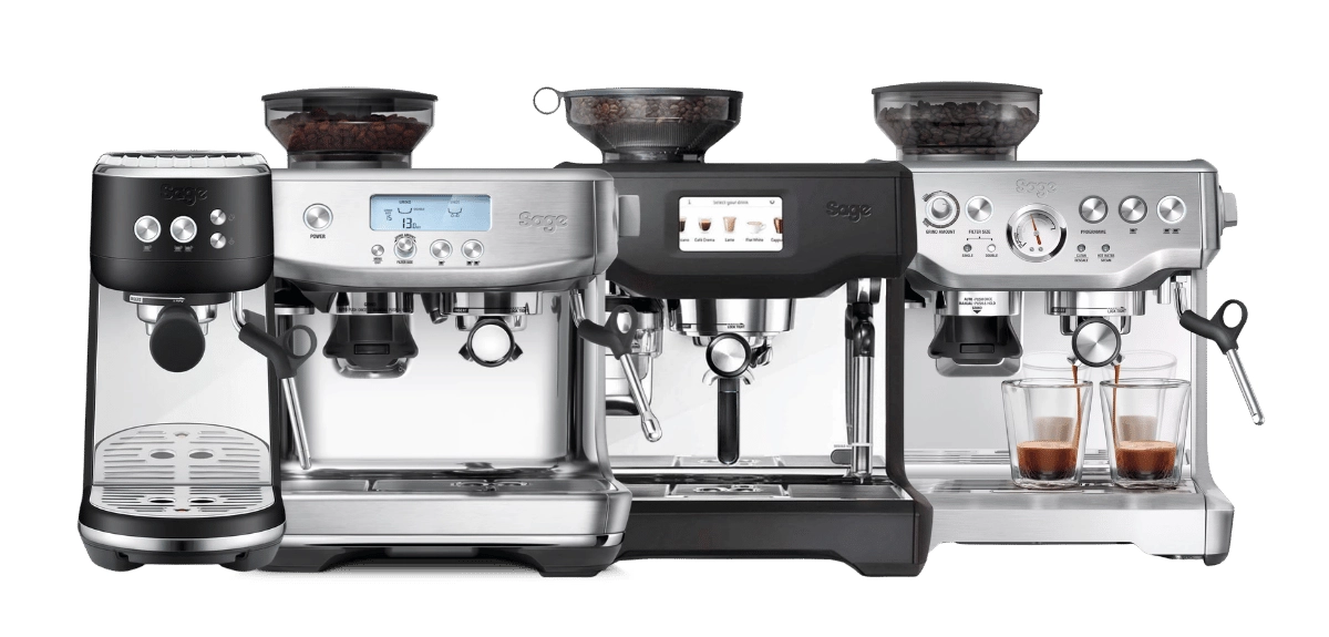Sage Coffee machines line up from Fix My Coffee Machine